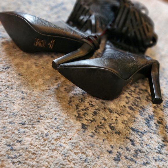 Vintage by Jeffery Campbell Gladiator 4" Heel Boots 👢 ♥️ - Picture 4 of 6